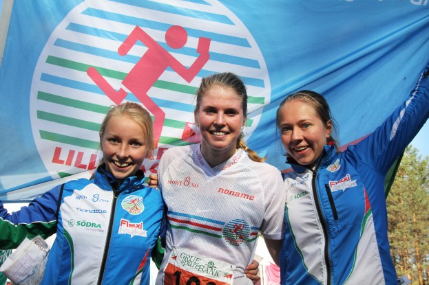 Lillomarka bronse NM junior stafett 2013 (foto Harald Andresen)